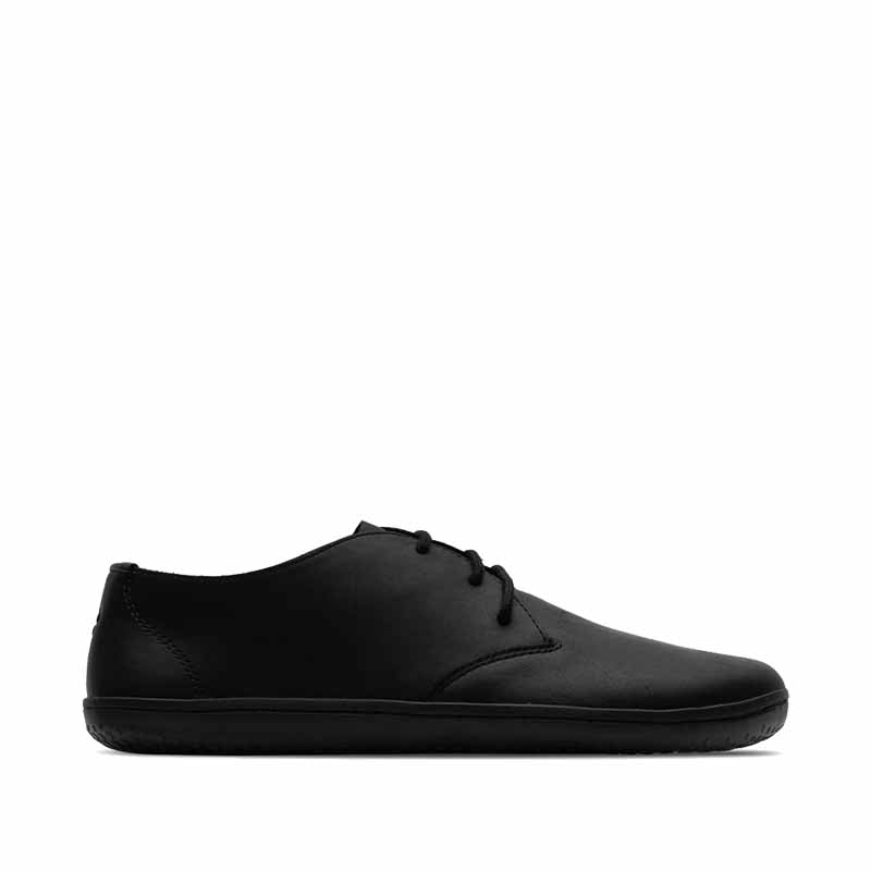 Vivobarefoot Ra IV Obsidian | Men's Leather Barefoot Shoe