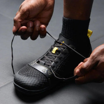 Close up of Freet Milo barefoot training shoe