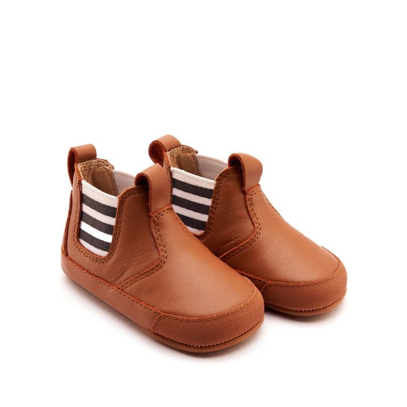 Old Soles Hardy Local Boots - Tan/Stripe