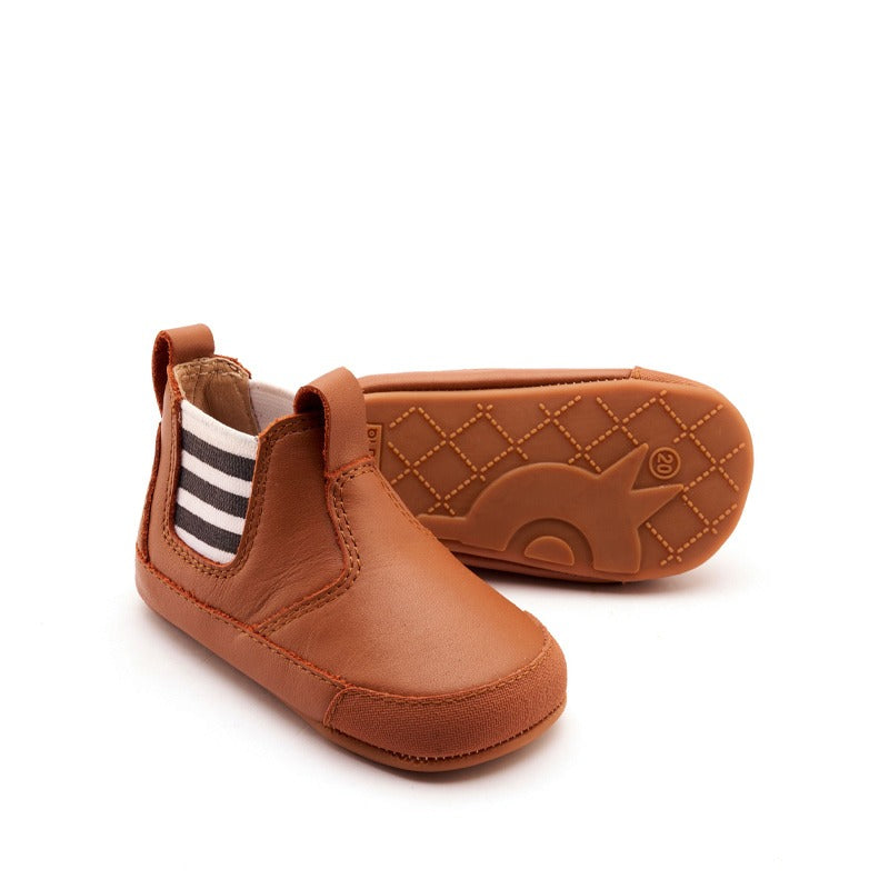 Old Soles Hardy Local Boots - Tan/Stripe