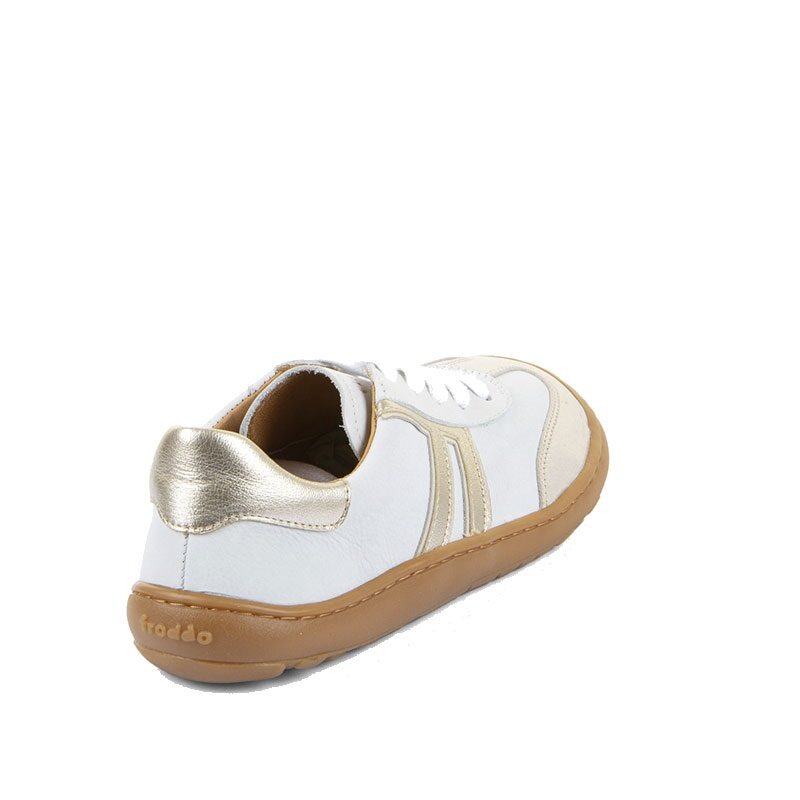 Froddo F-Motion Shoes - White and Gold