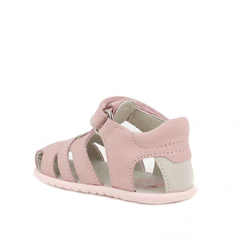 Primigi Kids Barefoot Sandal - Pink, angled view showing inner side and rear.