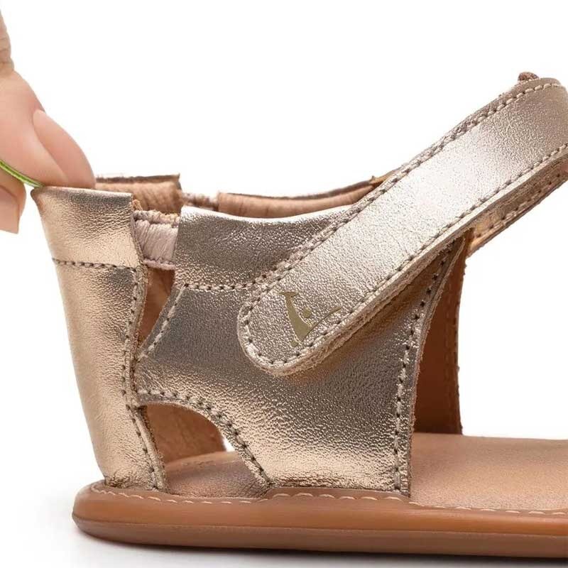 Tip Toey Joey Toddler Sandal Tropically - Candy Dream, close up of heel.