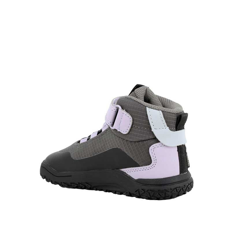 Primigi Kids Waterproof Barefoot Boot - Purple, angled view showing inner side and rear.