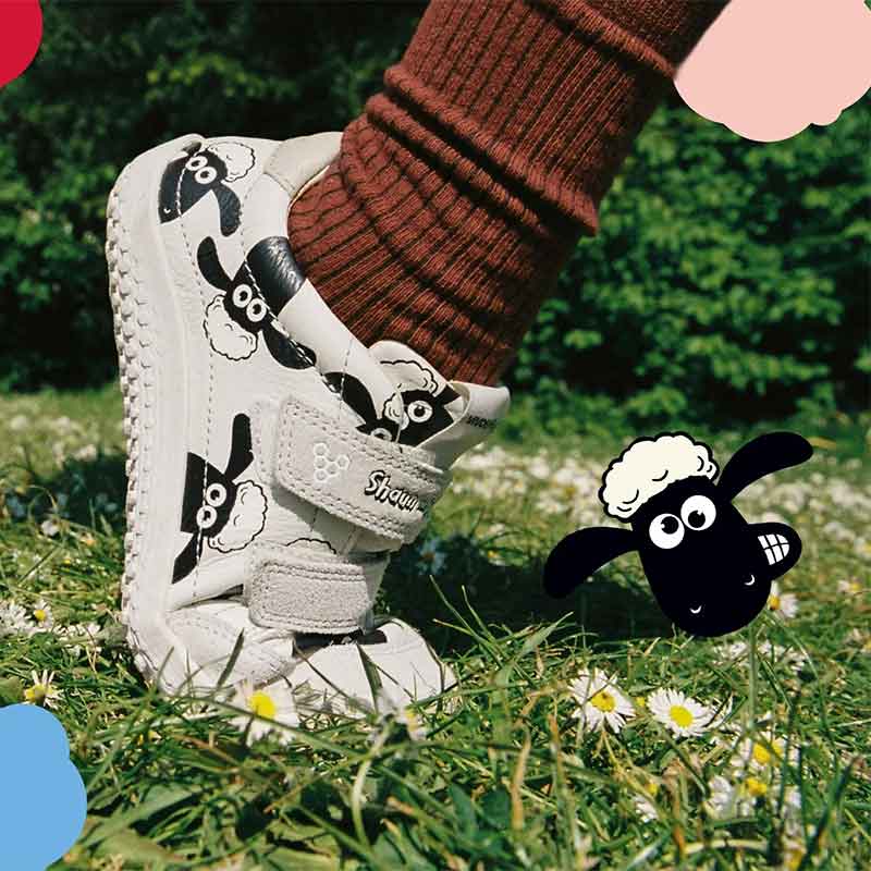 Vivobarefoot Kids Trainers Gobi - Shaun the Sheep