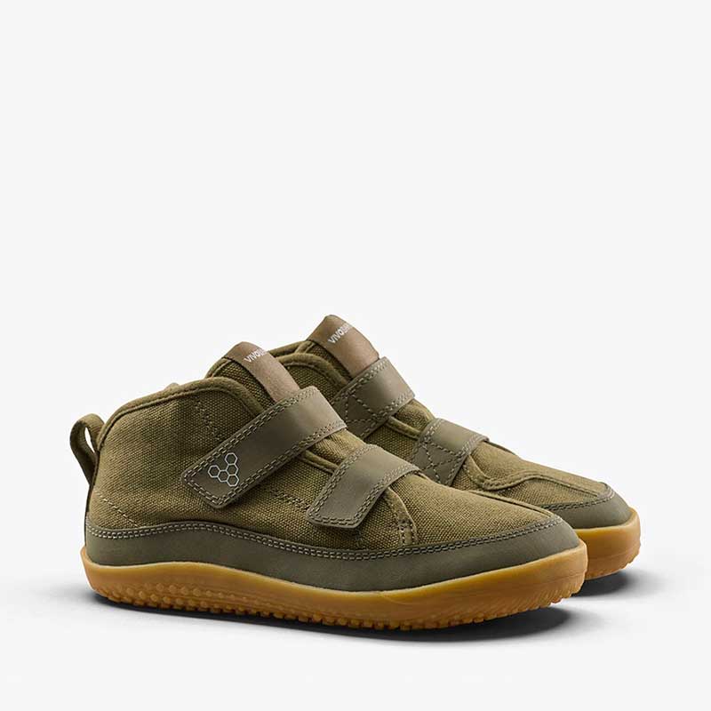 Vivobarefoot Kids Boots Gobi Utility - Olive