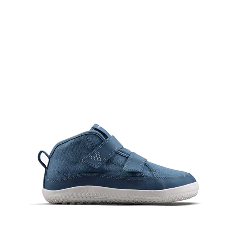 Vivobarefoot Kids Boot Gobi Utility - Midnight, outer side view.