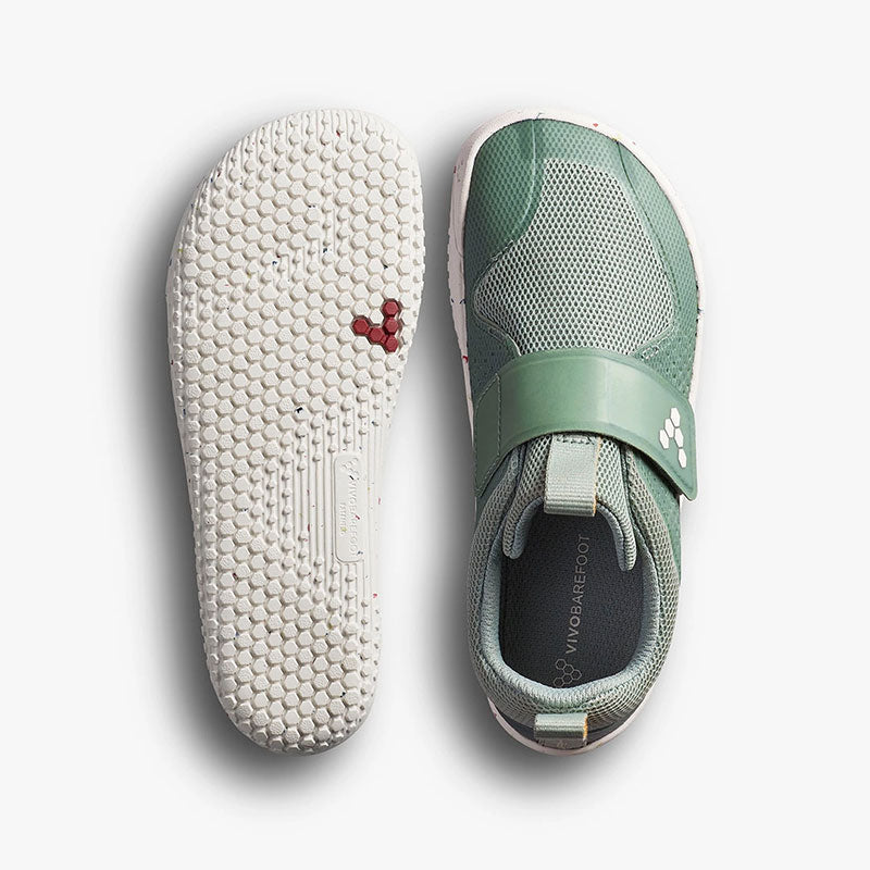 Vivobarefoot Kids Trainers Primus III - Glacial Green