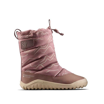Vivobarefoot Kids Tracker Boot AT - Twilight Mauve, outer side view.