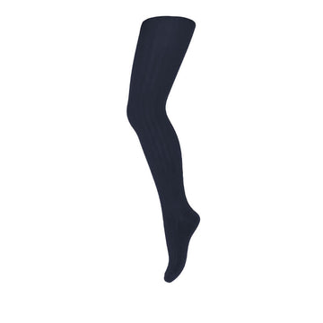 MP Denmark Kids Cotton Rib Tights - Navy.
