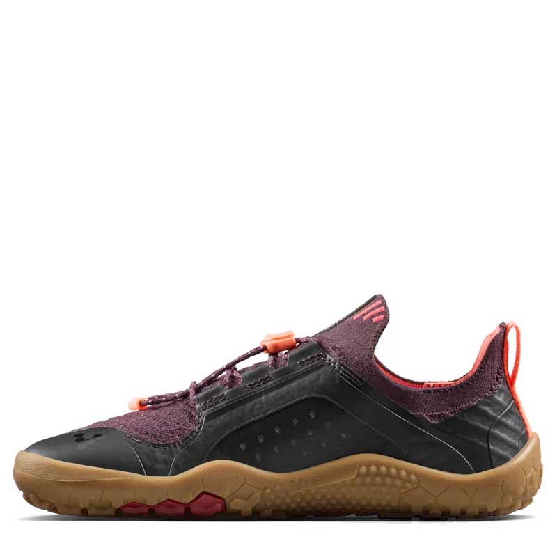 Vivobarefoot Kids Trainer Primus Trail Knit - Huckleberry, inner side view.