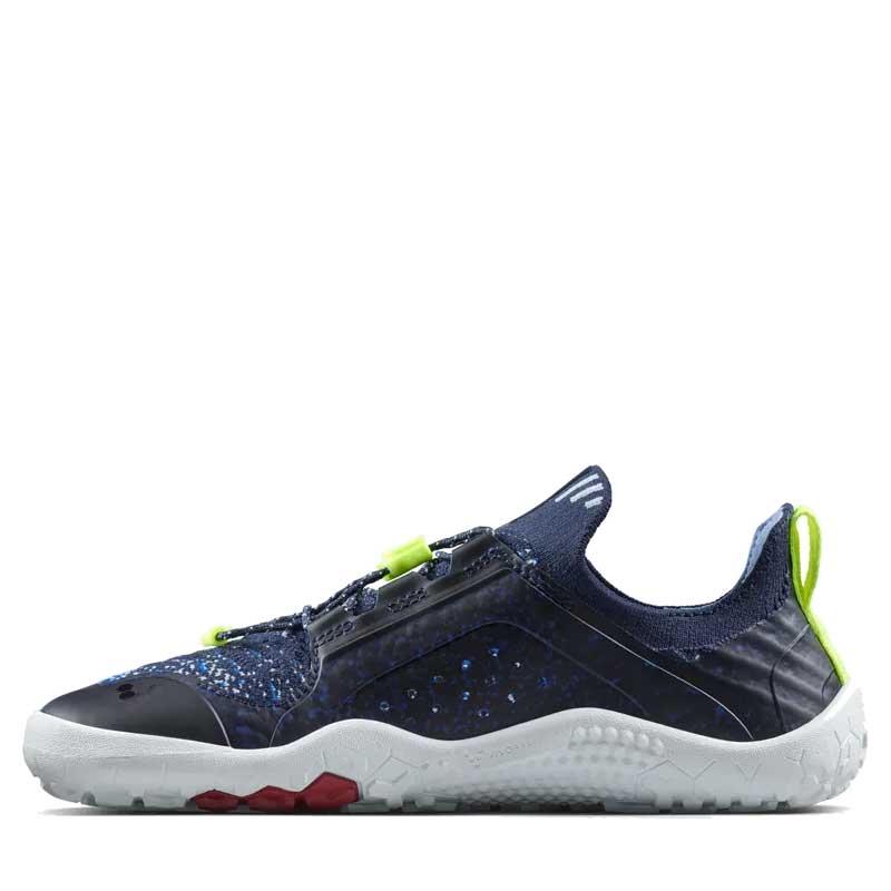 Vivobarefoot Kids Trainer Primus Trail Knit - Night Sky, inner side view.