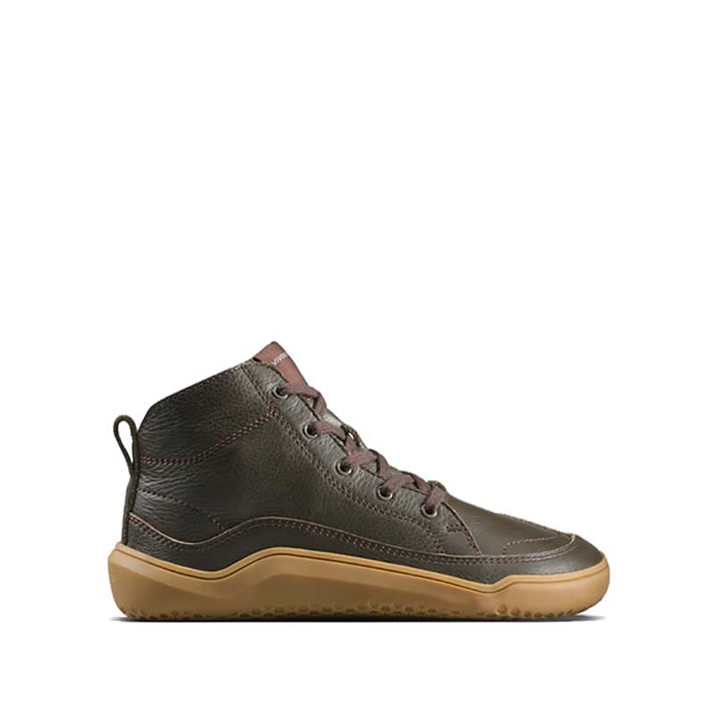 Vivobarefoot Junior Boot Gobi - Bracken, outer side view.