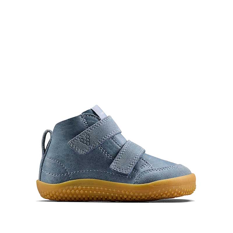 Vivobarefoot Toddler Boot Gobi - Indigo, outer side view.