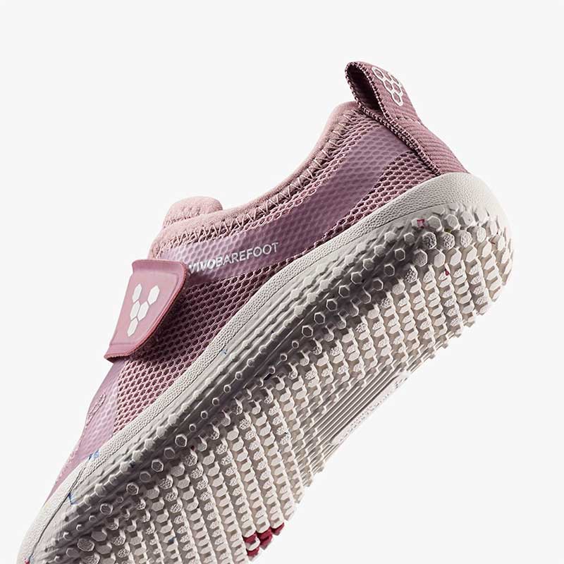 Vivobarefoot Toddler Trainers Primus IV - Twilight Mauve (4)