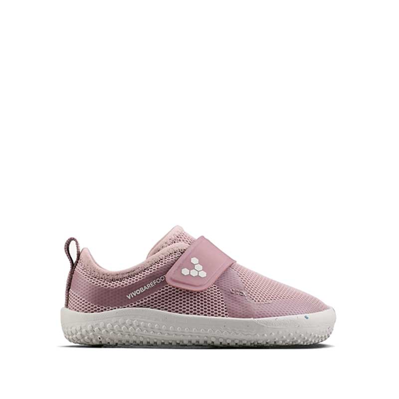 Vivobarefoot Toddler Trainer Primus IV - Twilight Mauve, outer side view.