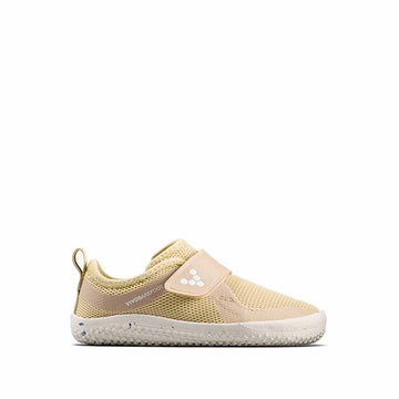 Vivobarefoot Toddler Trainer Primus IV - Stone, outer side view.
