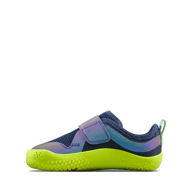 Vivobarefoot Toddler Trainer Primus IV - Night Sky, inner side view.