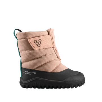 Vivobarefoot Toddler Boot Tracker AT - Clay, outer side view.