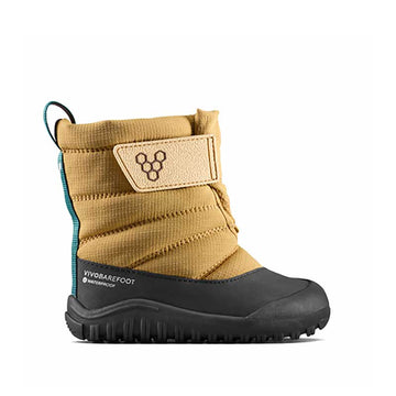 Vivobarefoot Toddler Boot Tracker AT - Wood, outer side view.