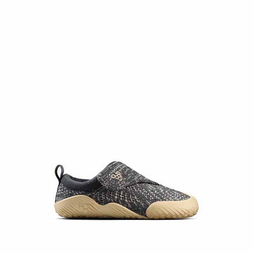 Vivobarefoot Toddler Shoeo Motus Knit - Woodland Grey, outer side view.
