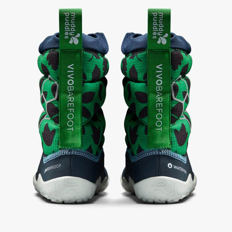 Vivobarefoot Kids Boots Lumi FG X Muddy Puddles - Grasshopper
