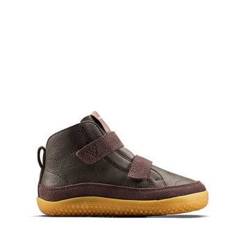 Vivobarefoot Pre-School Boot Gobi - Bracken, outer side view.