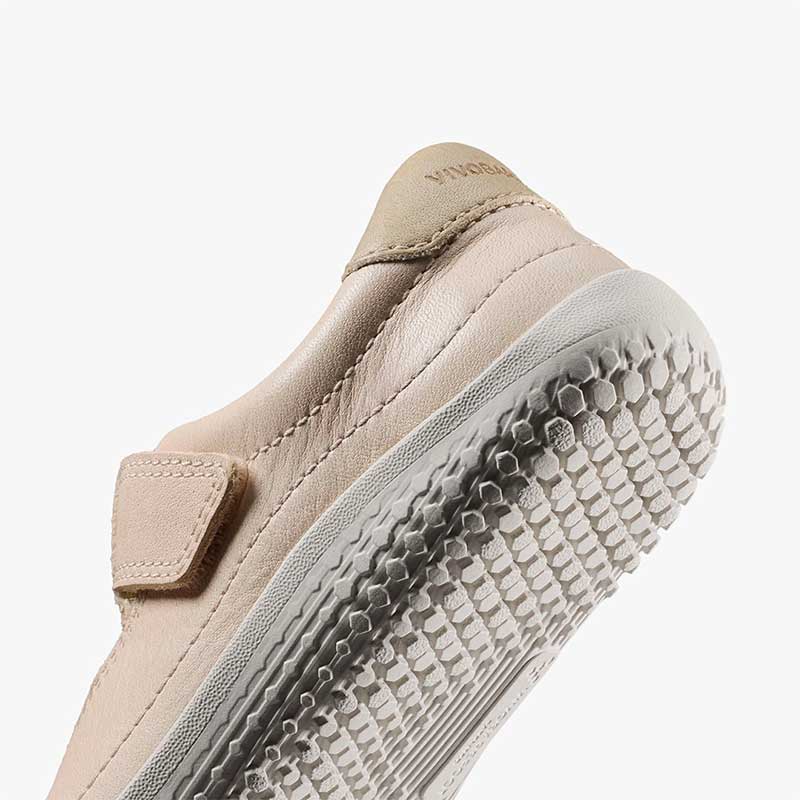 Vivobarefoot Kids T-Bar Shoes Gobi - Rose