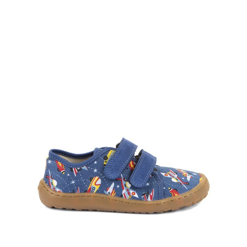 Froddo Barefoot Canvas Shoes - Blue Electric