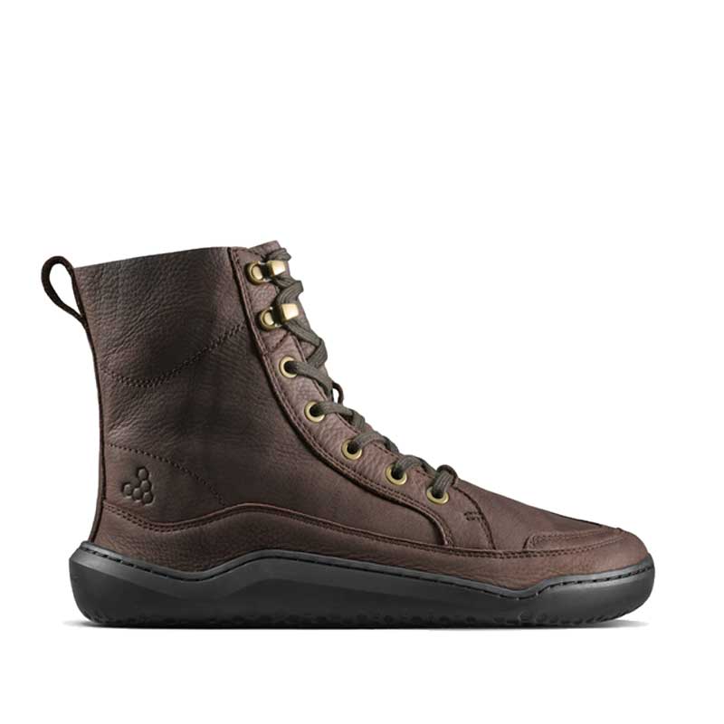 Vivobarefoot Women's Boot Gobi II - Mole, outer side view.