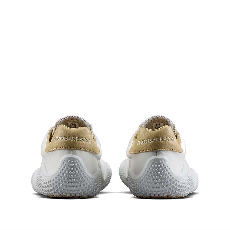 Vivobarefoot Women's Motus Studio Leather Trainers - Bright White