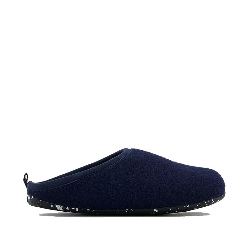 Camper Women's Wabi Slipper - Blue, outer side view.