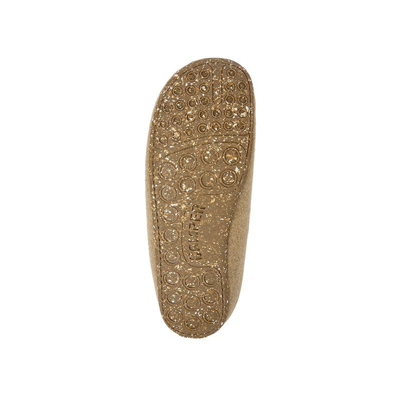 Camper Women's Wabi Slipper - Brown, sole view.