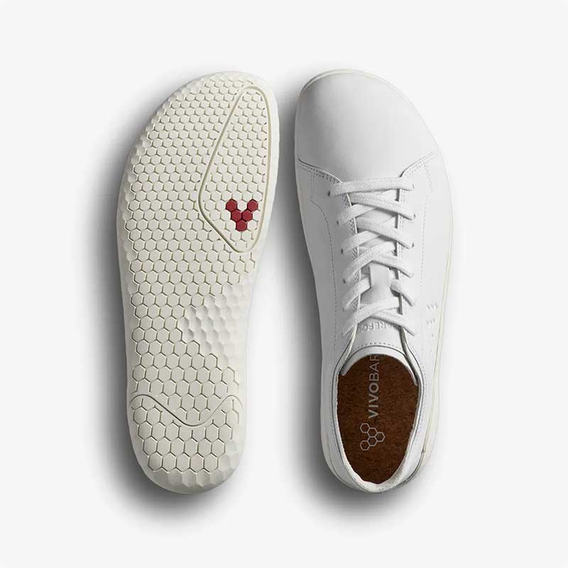 Vivobarefoot Women's Geo Court IV Trainers - Bright White