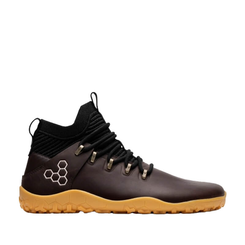 Vivobarefoot Women's Trail Shoe Magna FG - Bracken Leather, outer side view.