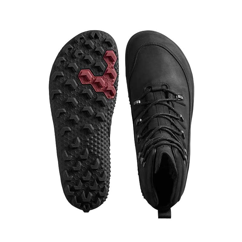 Vivobarefoot Women's Winter Boots Tracker III SG - Obsidian