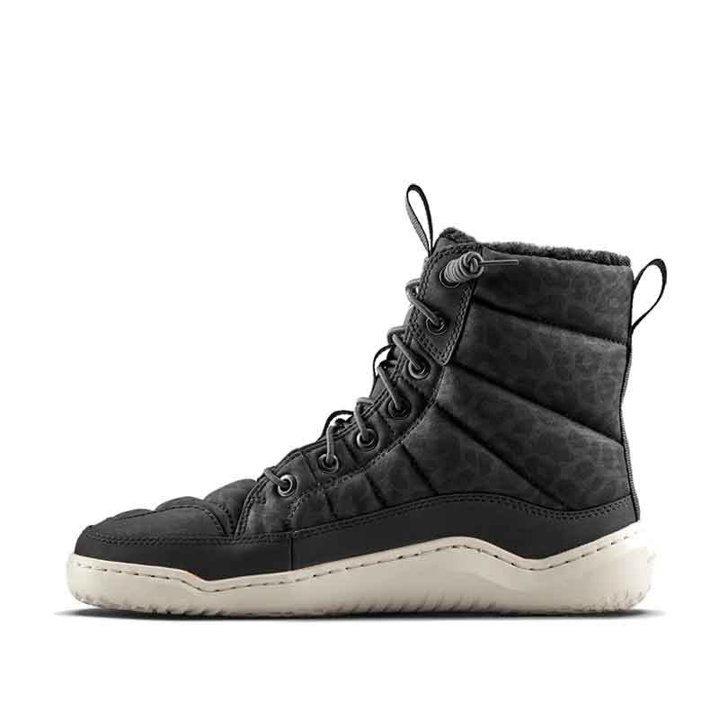 Vivobarefoot Women's Boots Gobi Hiber - Black Leopard