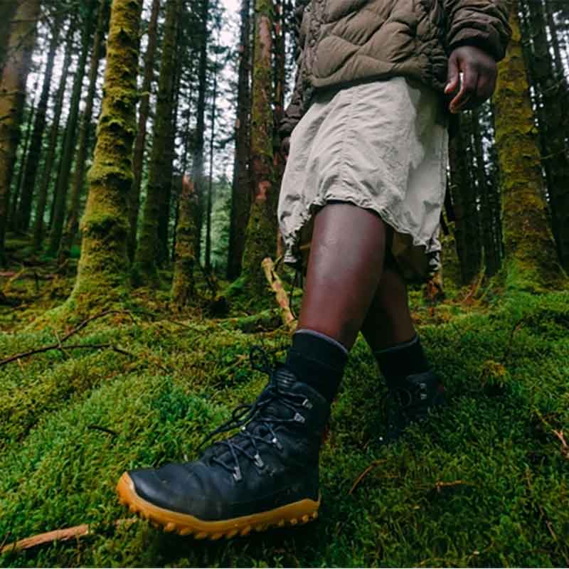 Vivobarefoot Women's Walking Boots Tracker Leather AT - Obsidian