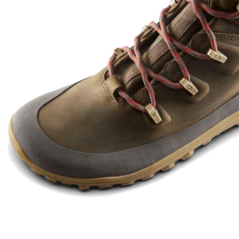 Vivobarefoot Women's Walking Boot Tracker Leather AT - Bracken, close up of view.