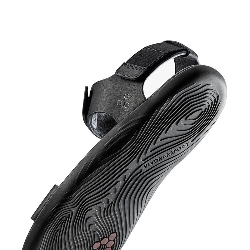 Vivobarefoot Women's Sandals Sensus Yin - Obsidian