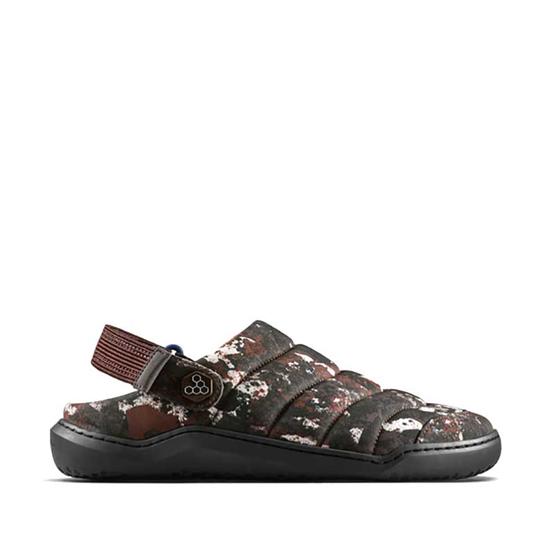Vivobarefoot Women's Gobi Wavey Mules - Mole Print