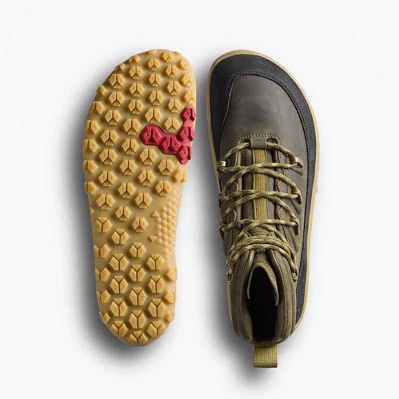 Vivobarefoot Women's Walking Boots Tracker Leather AT II - Dark Olive