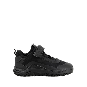 Primigi Kids Waterproof Barefoot School Shoe - Black, outer side view.