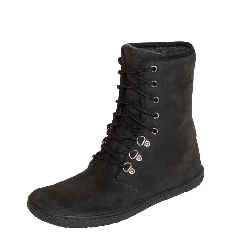 Sole Runner Adults Yepa 2 Boot - Black, angled view showing outer side and front.