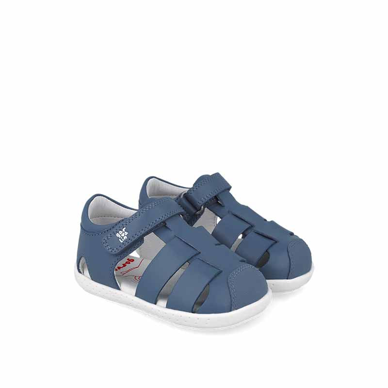 Garvalin Barefoot First Sandals - Petrol Blue