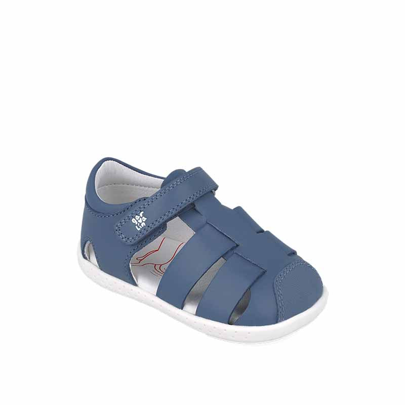 Garvalin Barefoot First Sandals - Petrol Blue