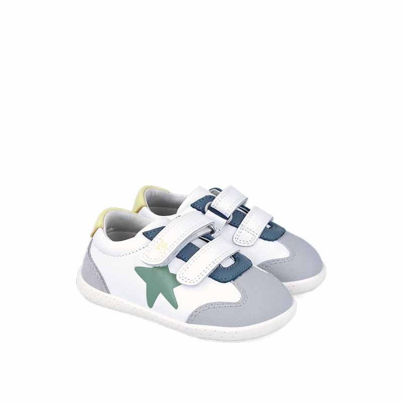 Garvalin Barefoot First Shoes - Green Star