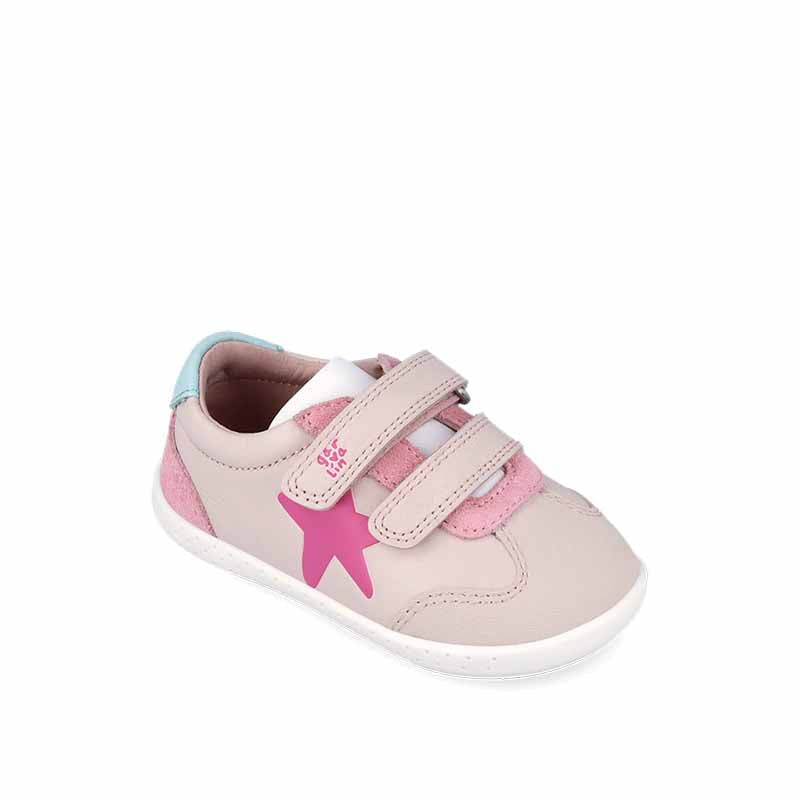 Garvalin Barefoot First Shoes - Pink Star