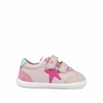 Garvalin Barefoot First Shoes - Pink Star