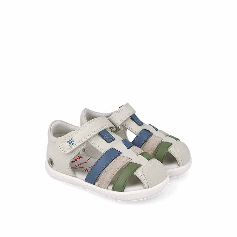 Garvalin Barefoot First Sandals - Grey Multi